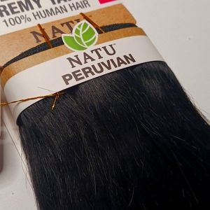 10"~Color 1~ NATU Remy Yaky  100% Human Hair ~(#1)